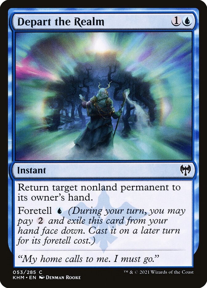 Depart the Realm Foil