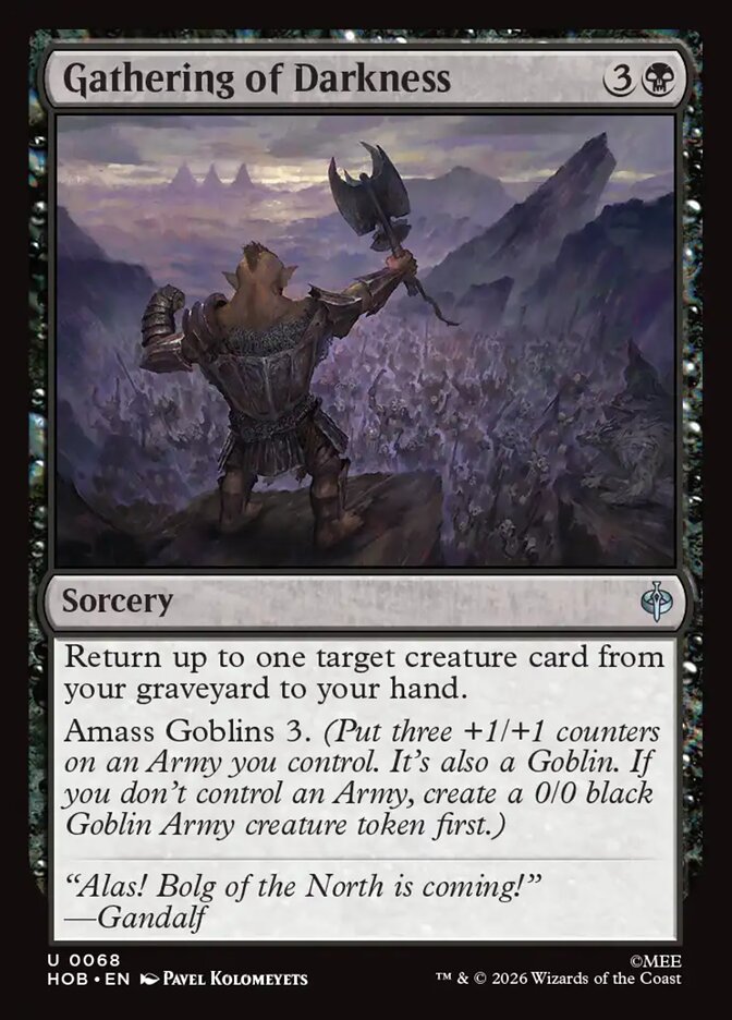 Gathering of Darkness Foil