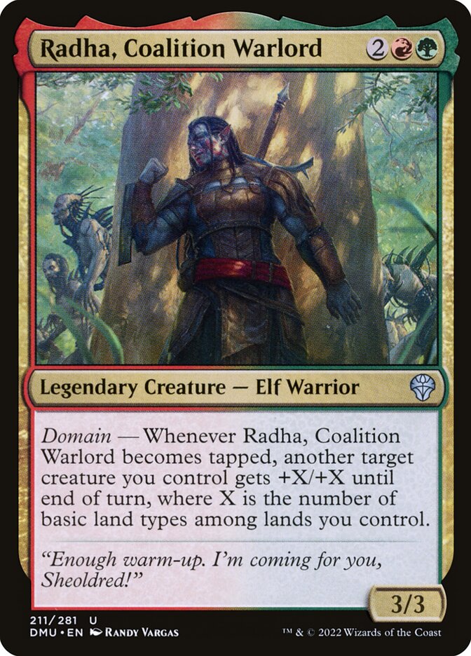 Radha, Coalition Warlord Foil