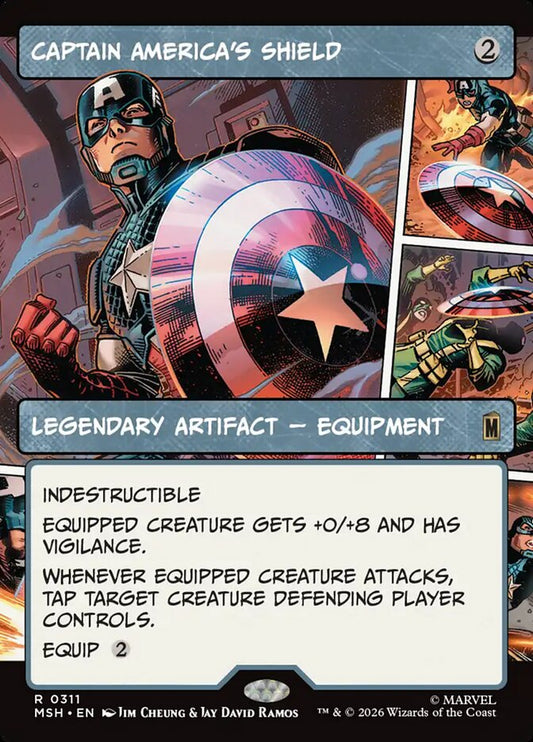 Captain America's Shield Showcase Foil