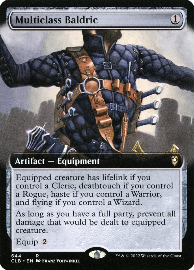 Multiclass Baldric Extended Art