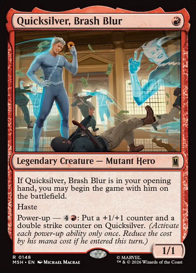 Quicksilver, Brash Blur Foil