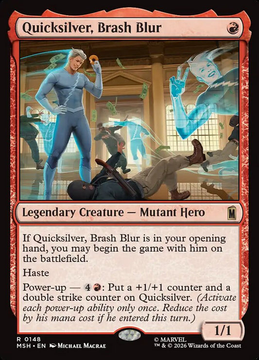 Quicksilver, Brash Blur Foil