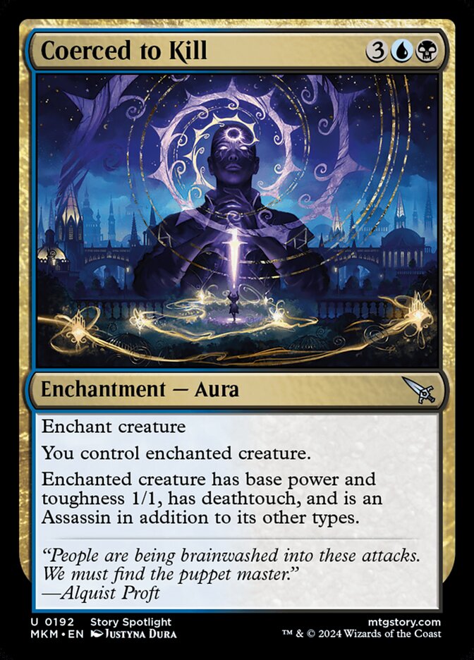 Coerced to Kill Foil