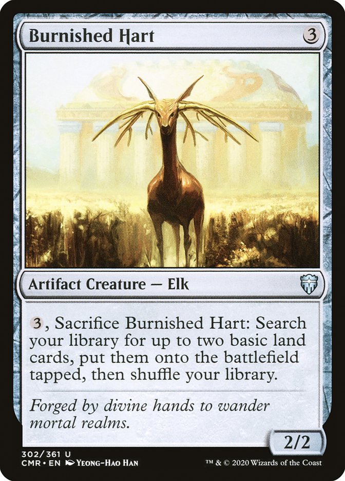 Burnished Hart Foil