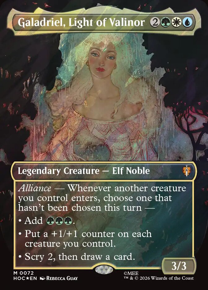 Galadriel, Light of Valinor Classic Artist Surge Foil