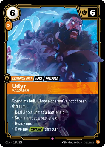 Udyr, Wildman Foil