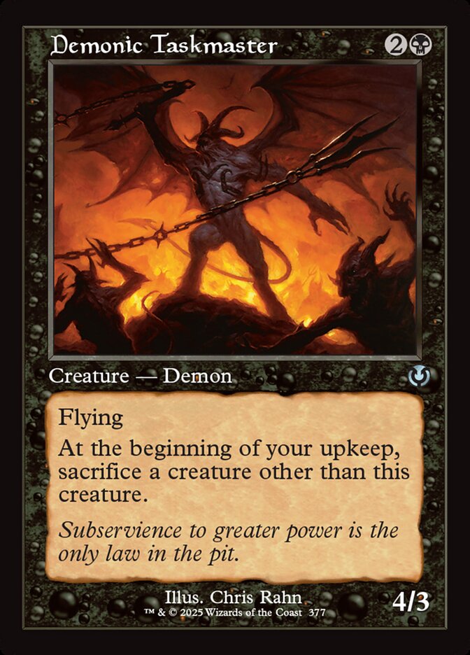 Demonic Taskmaster Retroframe