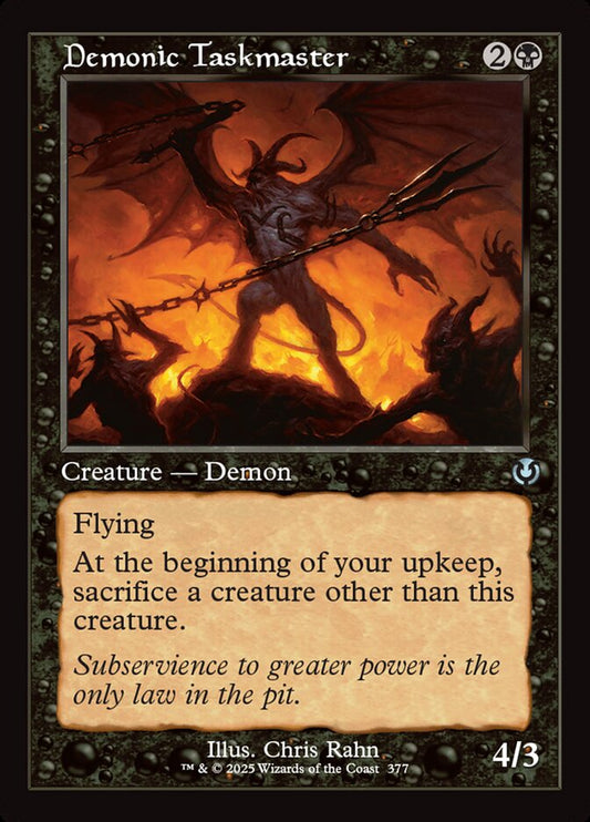 Demonic Taskmaster Retroframe