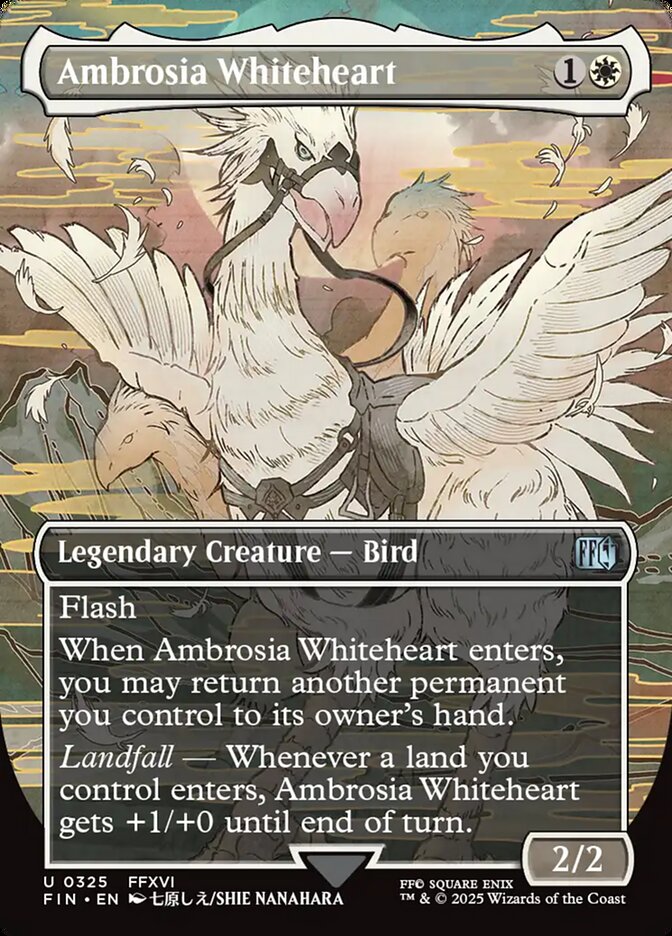 Ambrosia Whiteheart Borderless Foil