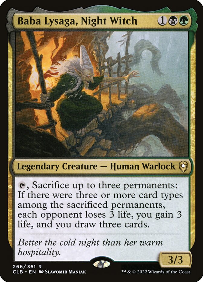 Baba Lysaga, Night Witch Foil