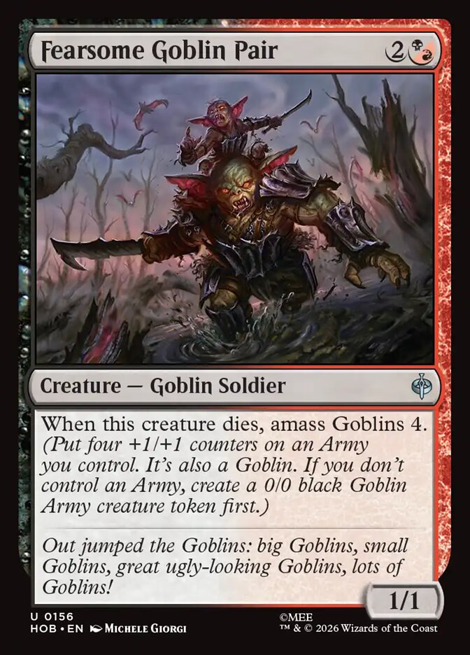 Fearsome Goblin Pair Foil
