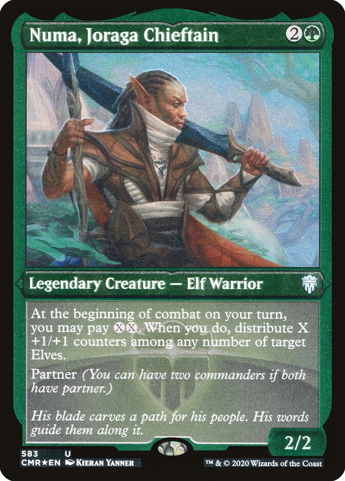 Numa, Joraga Chieftain Etched Foil