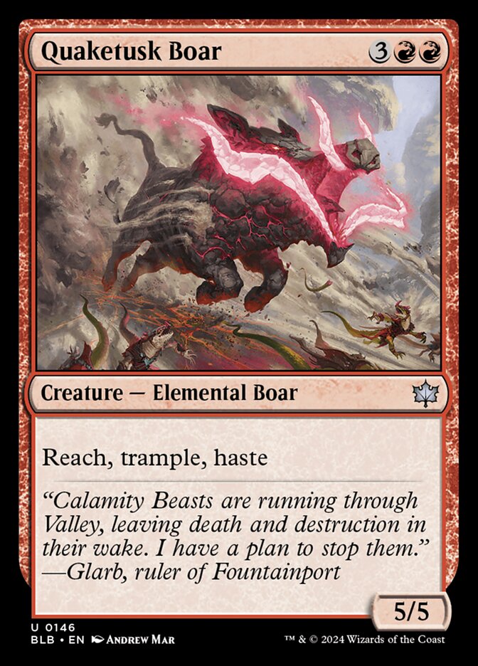 Quaketusk Boar Foil