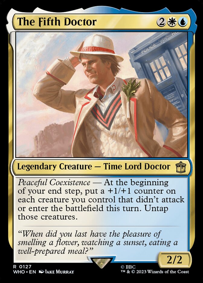 The Fifth Doctor Foil