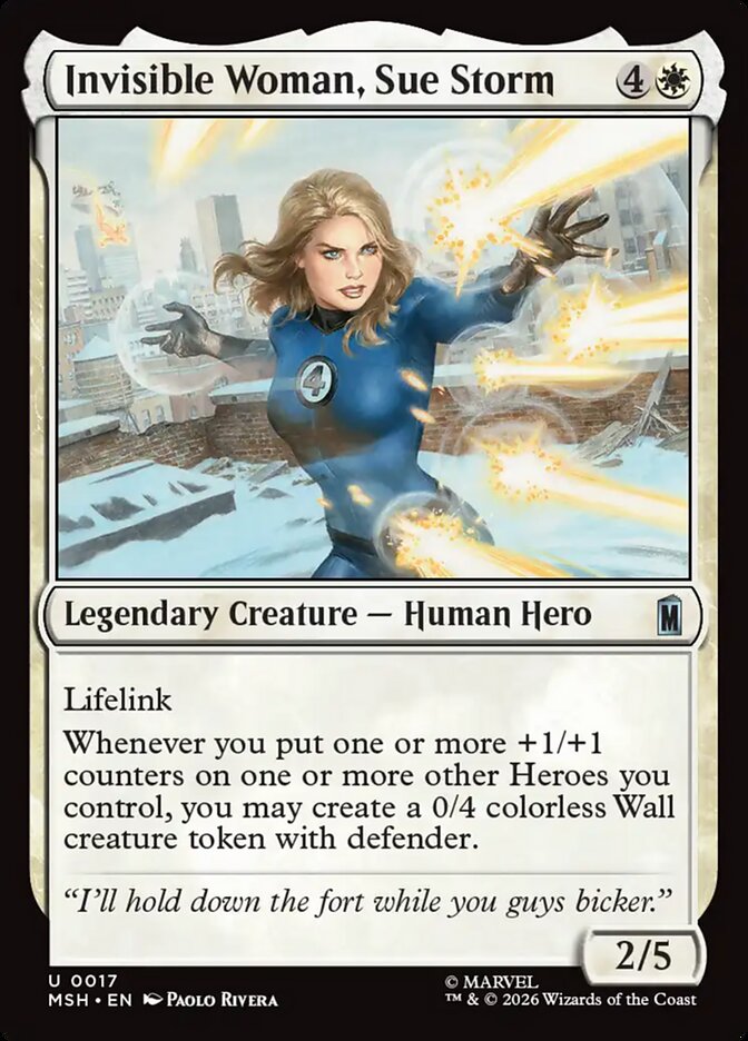 Invisible Woman, Sue Storm Foil