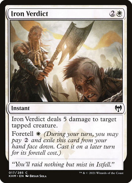 Iron Verdict Foil