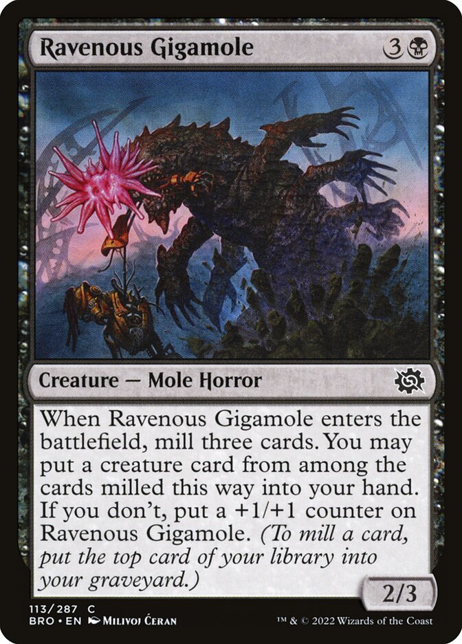 Ravenous Gigamole Foil