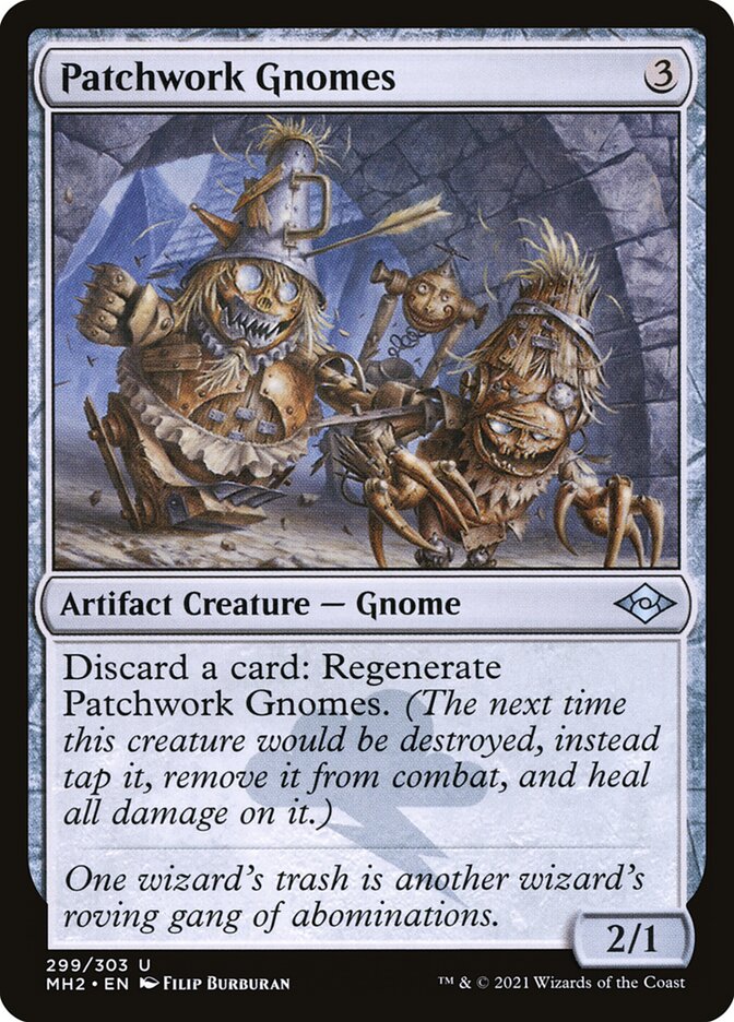 Patchwork Gnomes Etched Foil