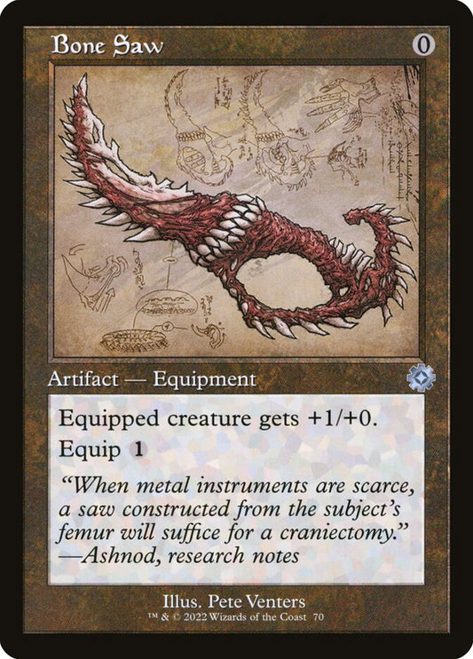 Bone Saw Retro Frame