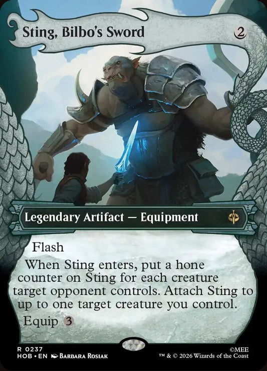 Sting, Bilbo's Sword Dragon Frame Foil