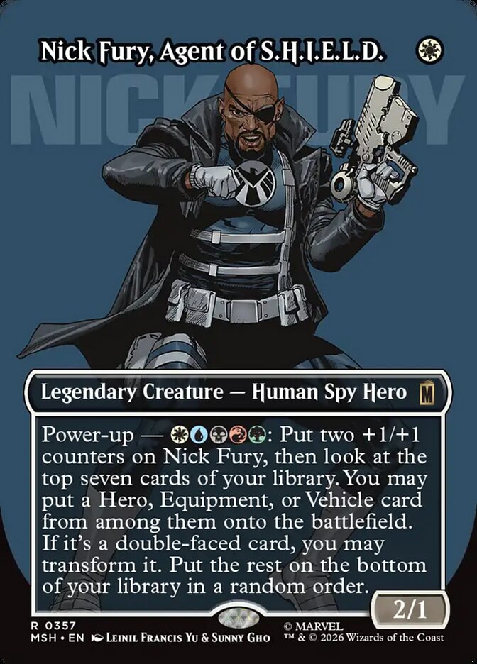 Nick Fury, Agent of S.H.I.E.L.D. Borderless Logo