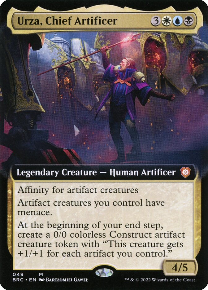 Urza, Chief Artificer Extended Art