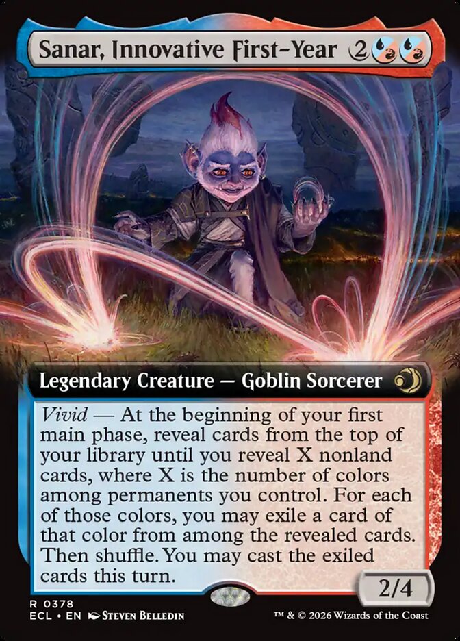 Sanar, Innovative First-Year Extended Art Foil