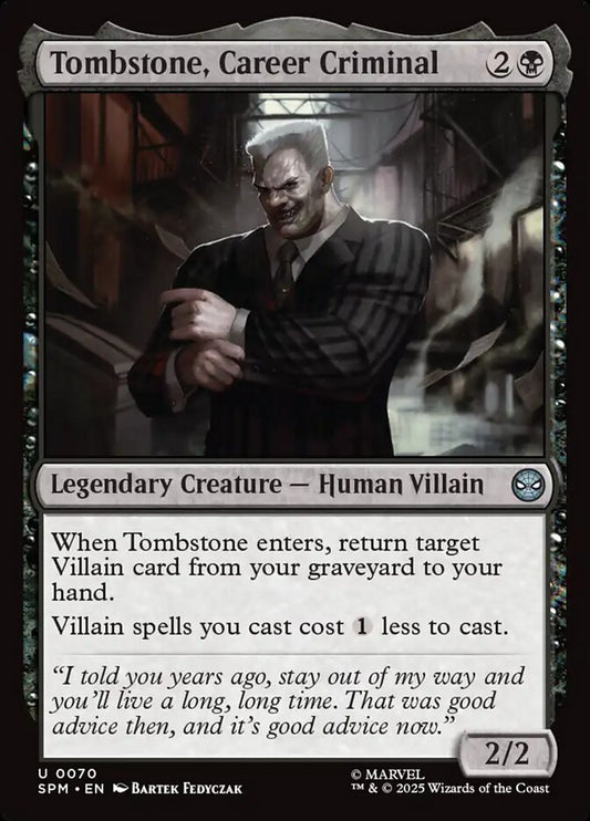 Tombstone, Career Criminal Foil