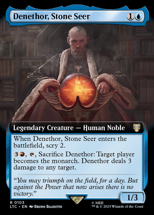 Denethor, Stone Seer Extended Art