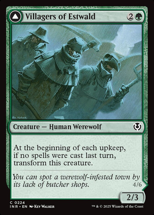 Villagers of Estwald // Howlpack of Estwald Foil