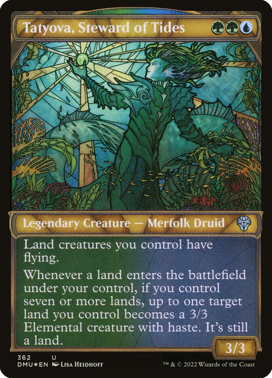 Tatyova, Steward of Tides Textured Foil