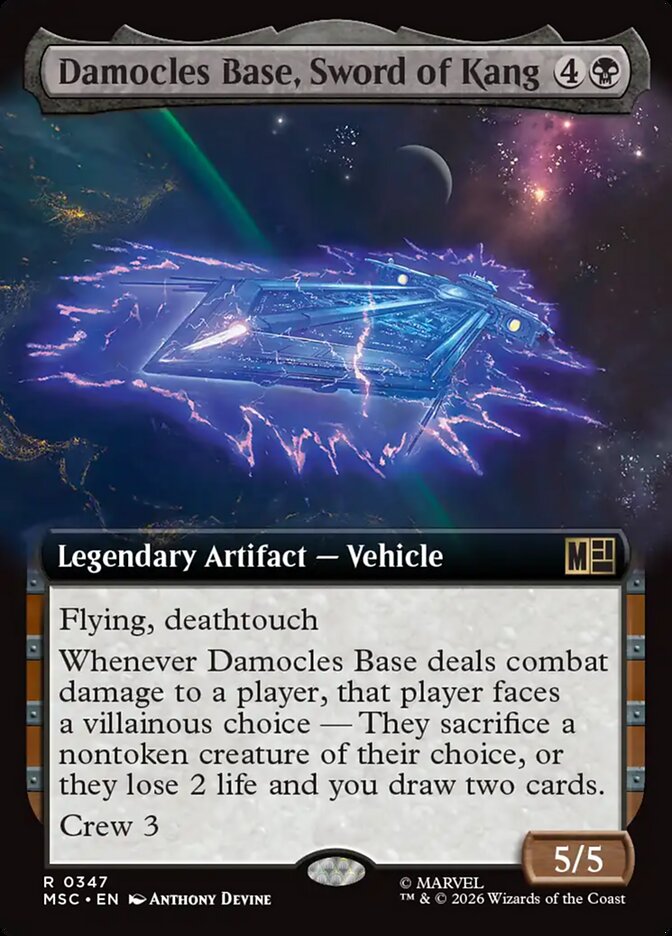 Damocles Base, Sword of Kang Extended Art