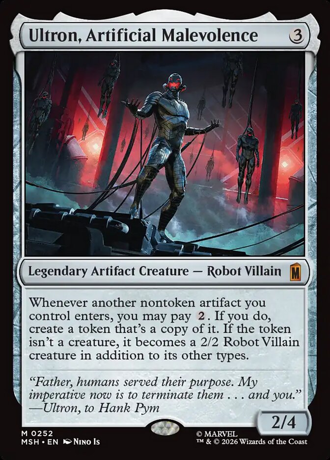 Ultron, Artificial Malevolence Foil