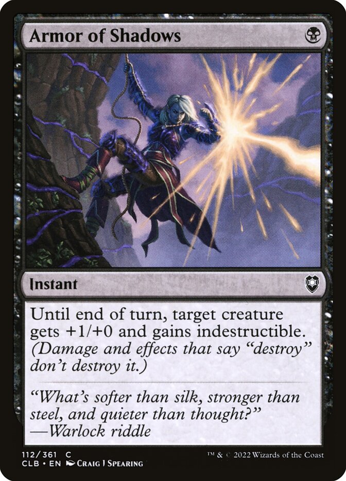 Armor of Shadows Foil