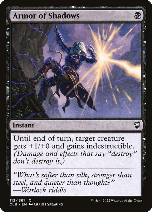 Armor of Shadows Foil