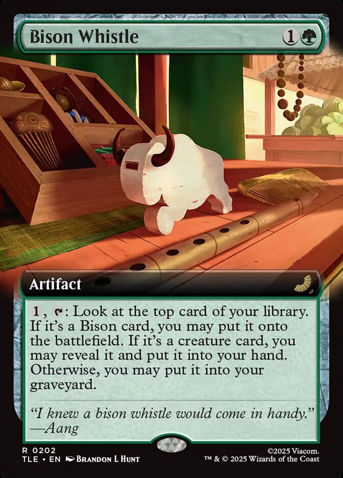 Bison Whistle Extended Art