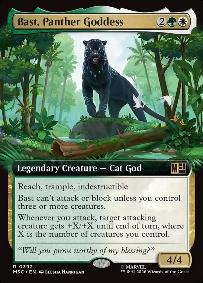 Bast, Panther Goddess Extended Art