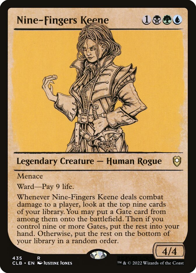 Nine-Fingers Keene Showcase Foil