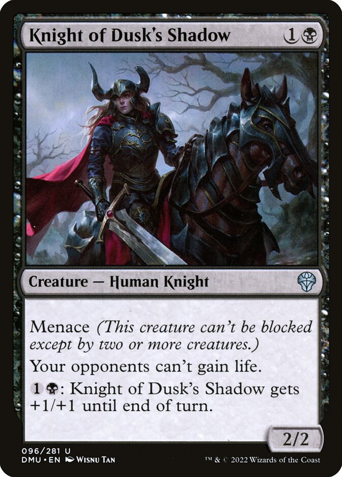 Knight of Dusk's Shadow Foil