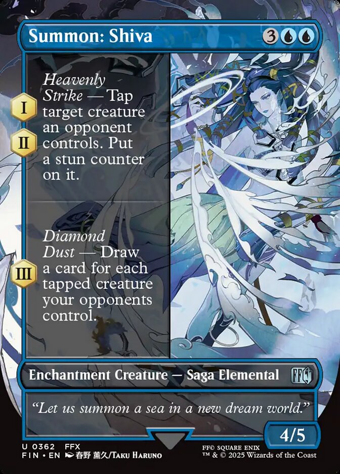 Summon: Shiva Borderless Foil