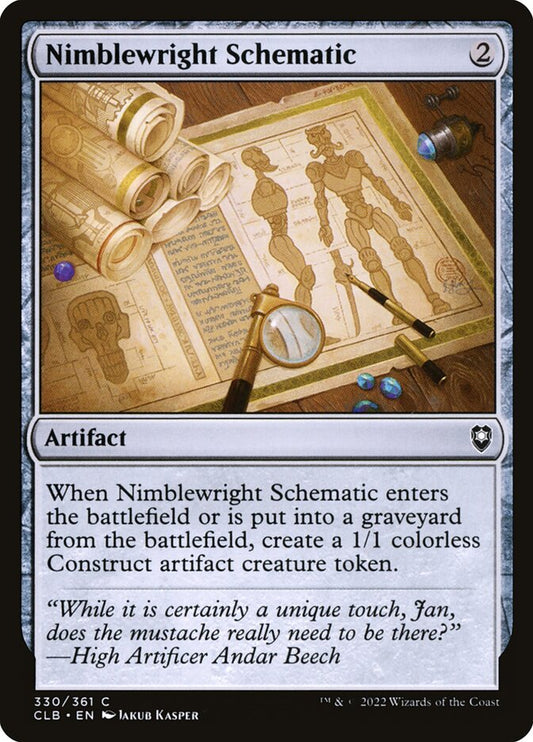 Nimblewright Schematic Foil