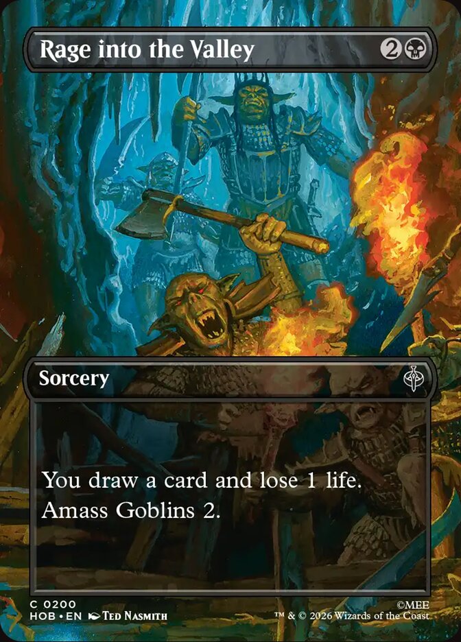 Rage into the Valley Borderless Scene Foil
