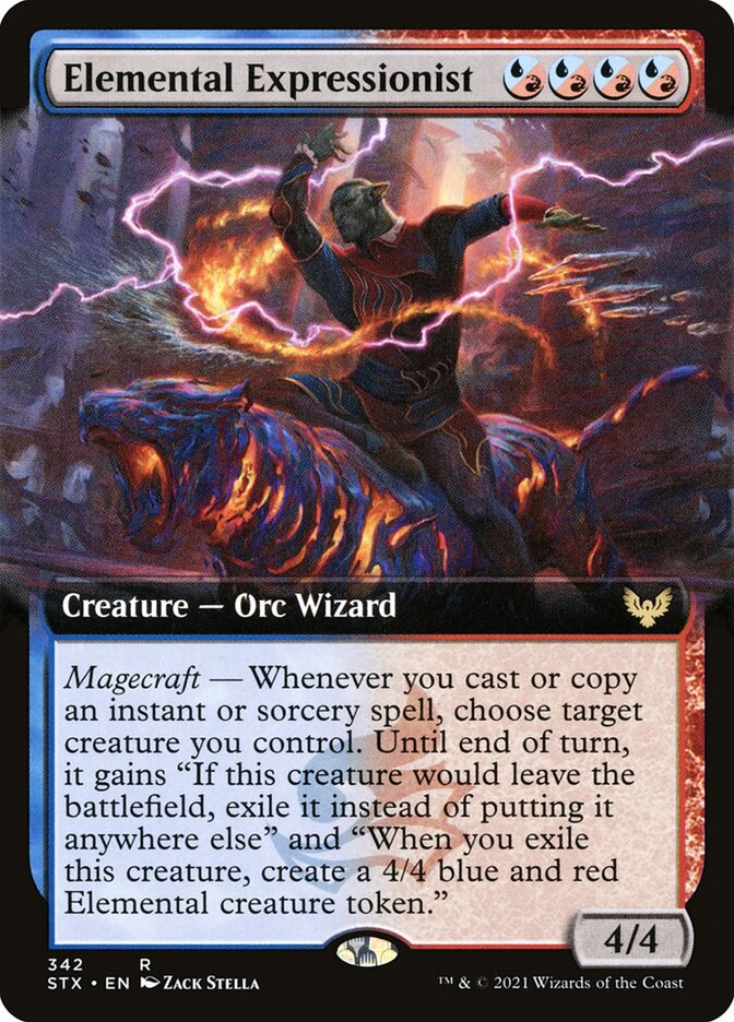Elemental Expressionist Extended Art Foil