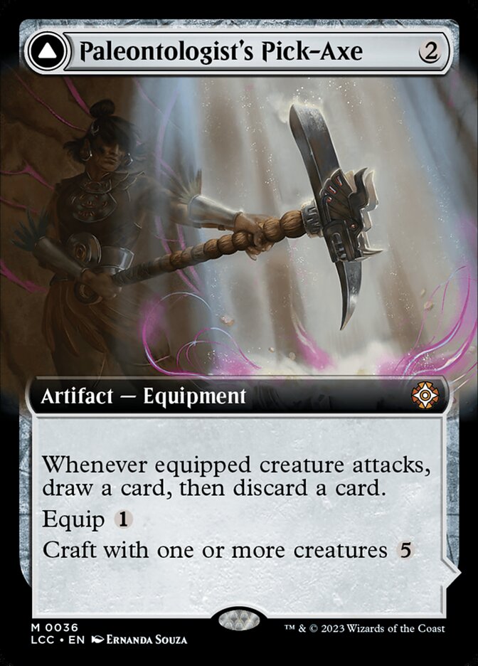 Paleontologist's Pick-Axe // Dinosaur Headdress Extended Art