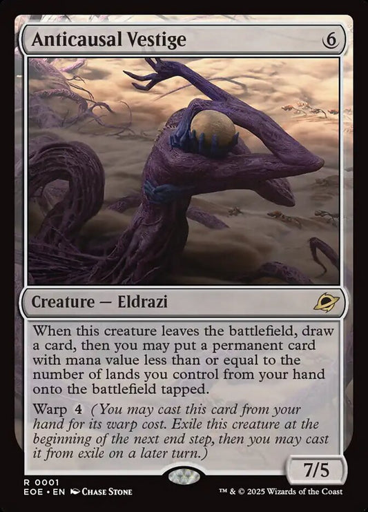 Anticausal Vestige Foil