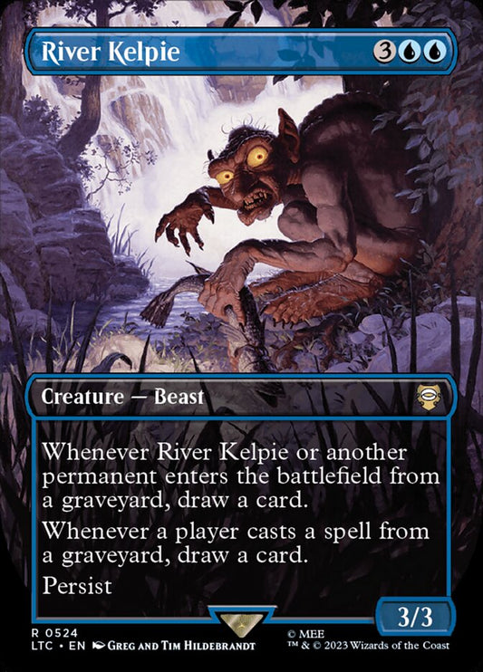 River Kelpie Borderless Silver Foil