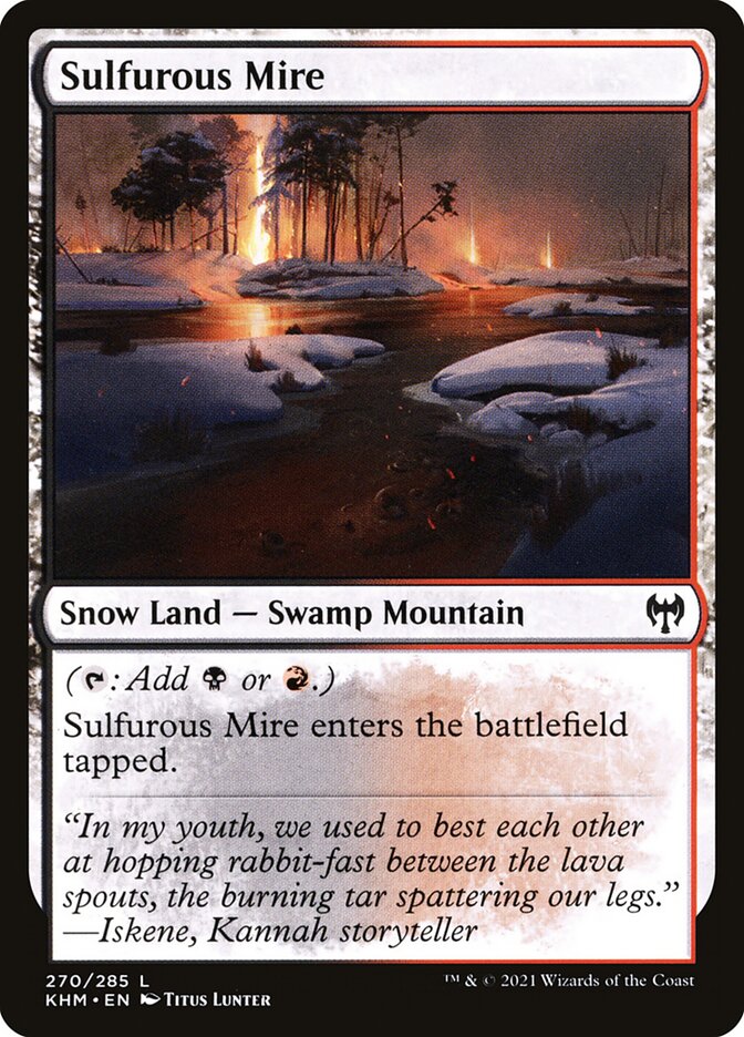 Sulfurous Mire Foil