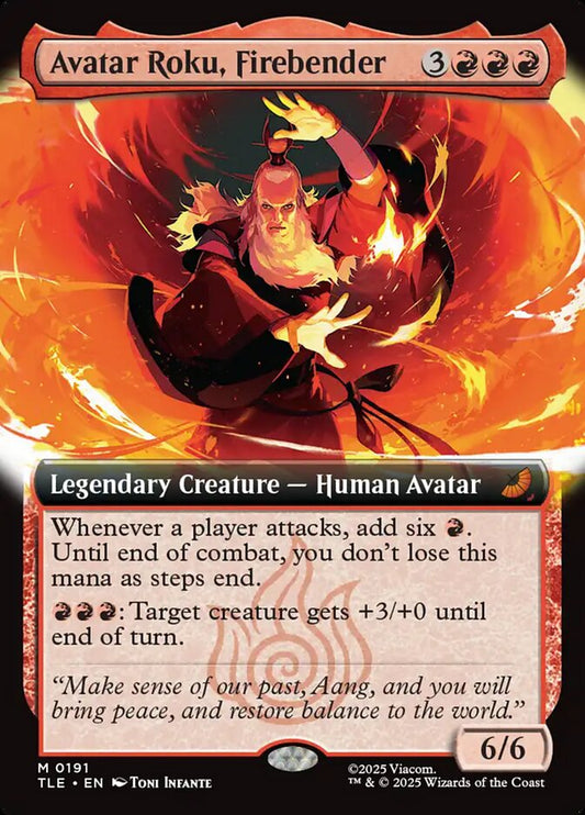 Avatar Roku, Firebender Extended Art