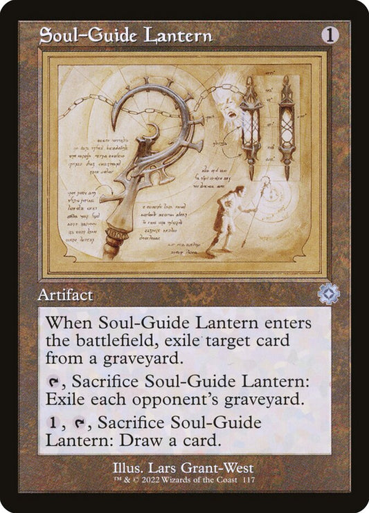 Soul-Guide Lantern Retro Frame